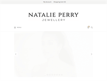 Tablet Screenshot of natalieperryjewellery.com